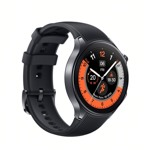 Wuyi_product images_Platinum Black_left45°_RGB OPPO Watch X